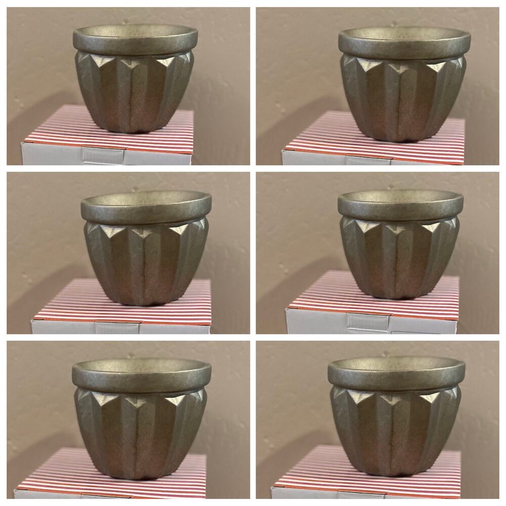 Gold canyon candle warmers 6 pack Mertalic w/ timer
